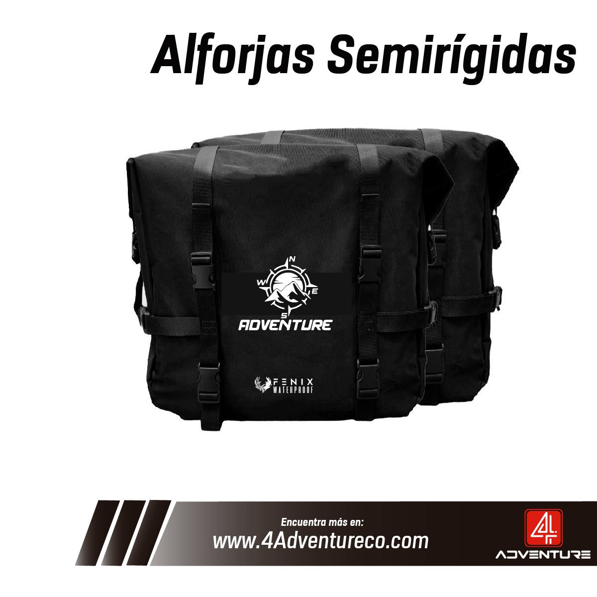 Alforjas Semirigidas Adventure 25 y 35 Litros