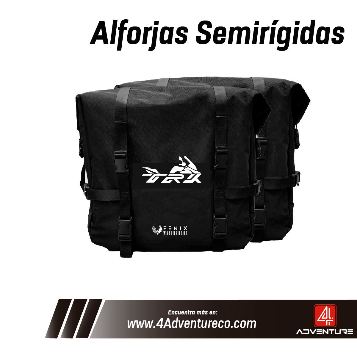 Alforjas Semirígidas Benelli TRK 25 y 35 Litros