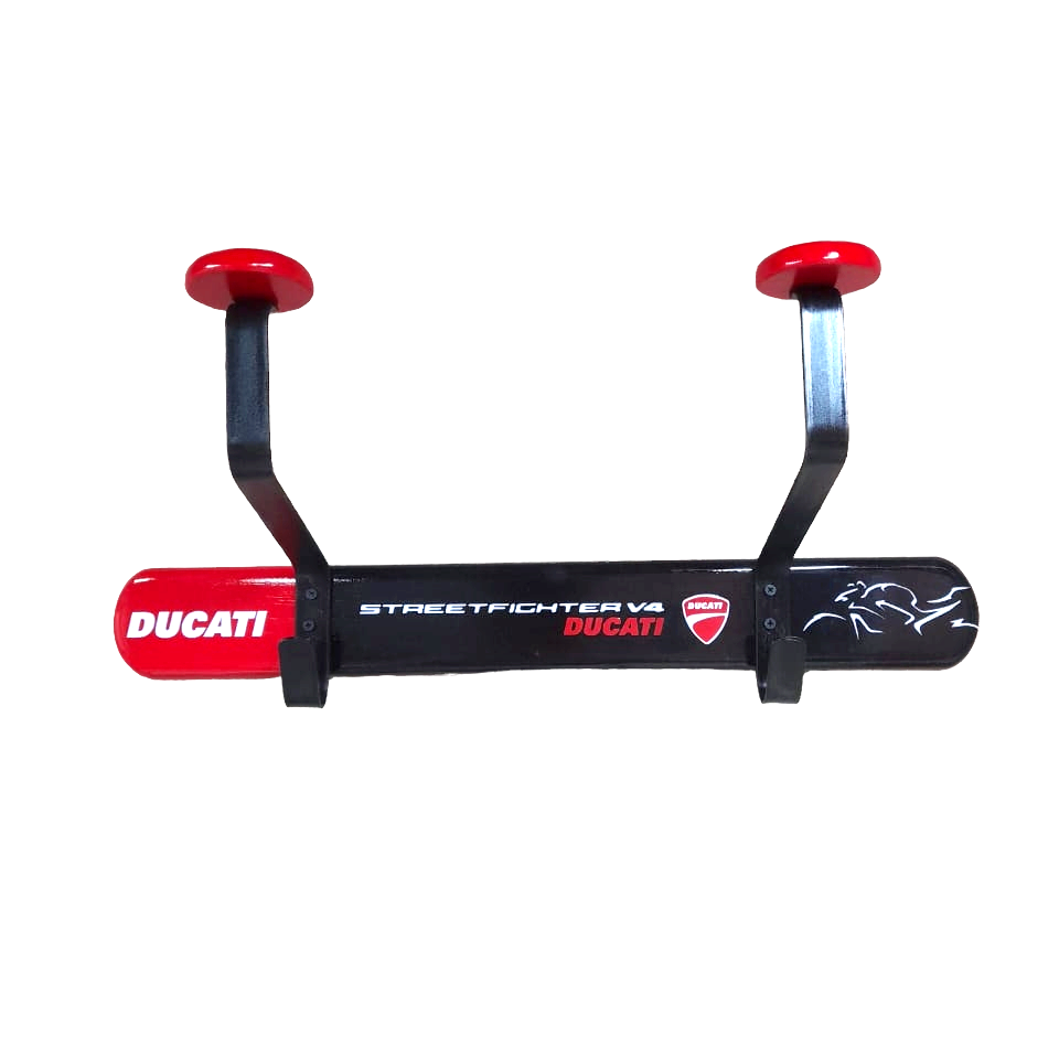 Soporte para cascos Ducati Street fighter Doble