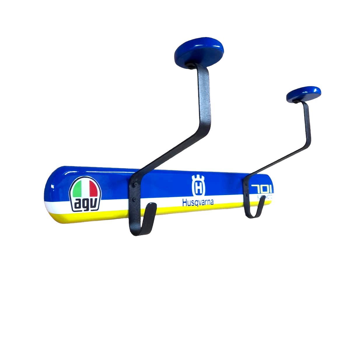 Soporte para cascos Husqvarna Doble