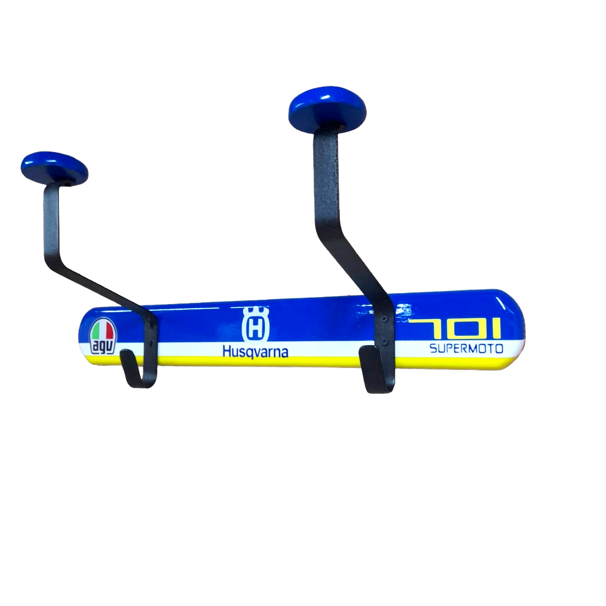 Soporte para cascos Husqvarna Doble