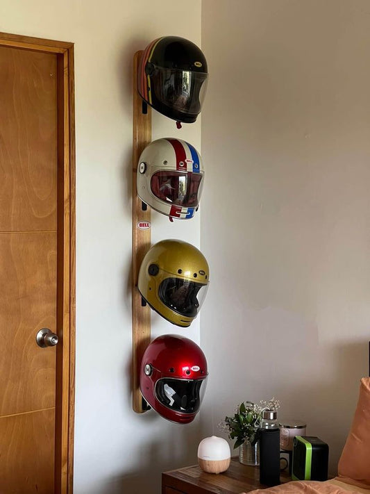 Soporte para cuatro cascos Vertical natural