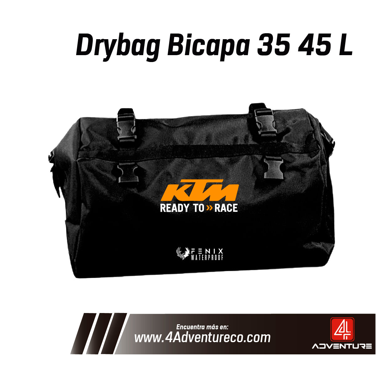 Drybag Apertura Superior Lona Bicapa Ktm
