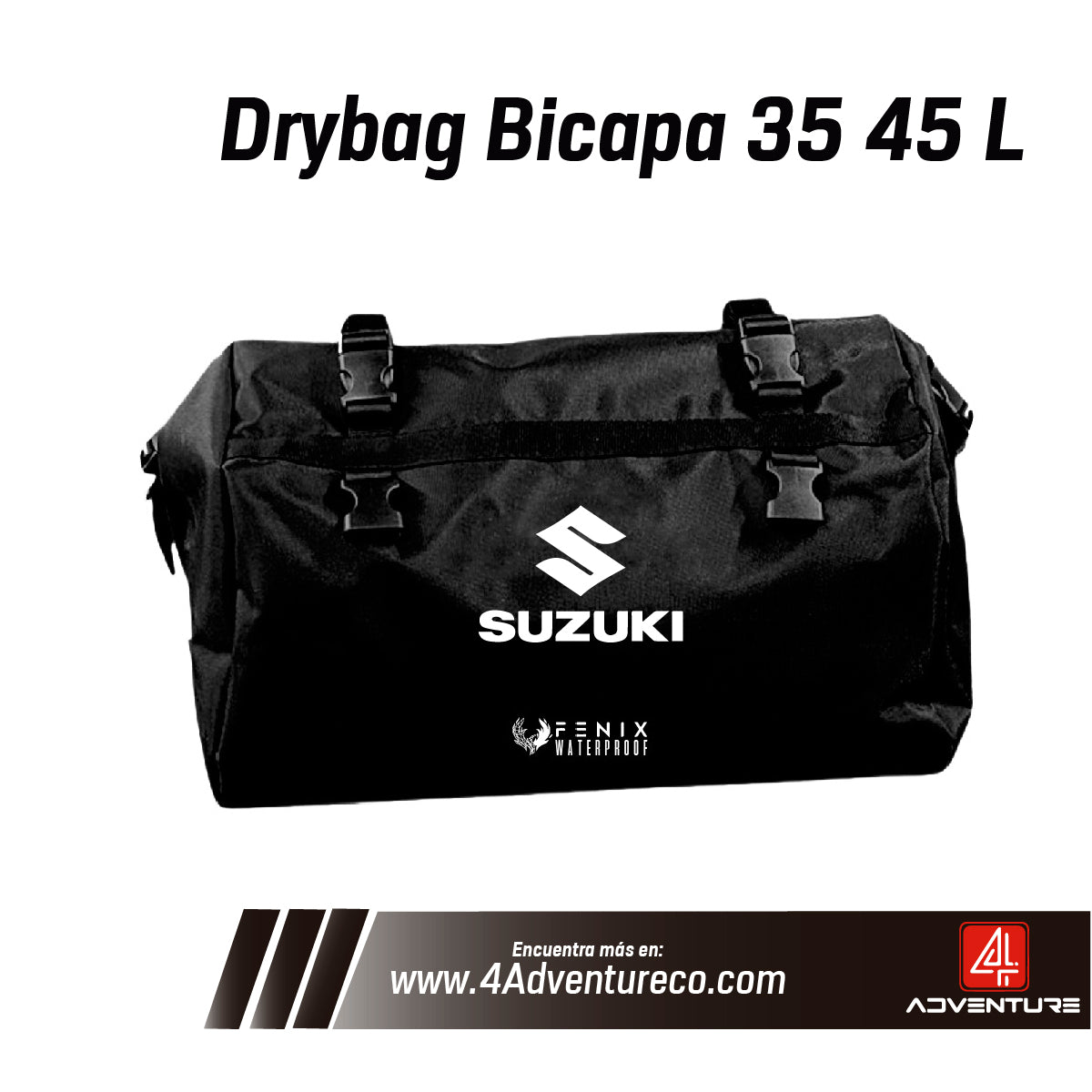 Drybag Apertura Superior Lona Bicapa Suzuki