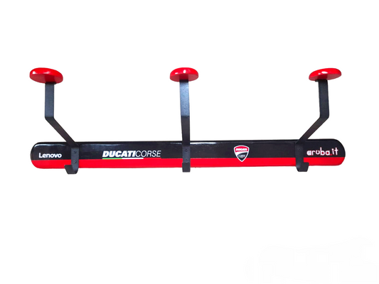 Soporte para cascos triple Ducati Corsé